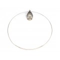 Colier choker cu amuletă Buddha | argint | Thailanda